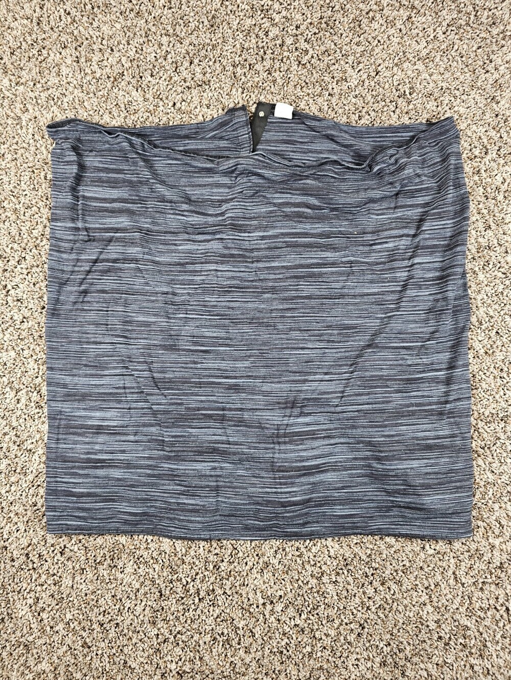 Champion OS One Size Infinity Scarf Shawl Jersey Knit Athletic Gray Black